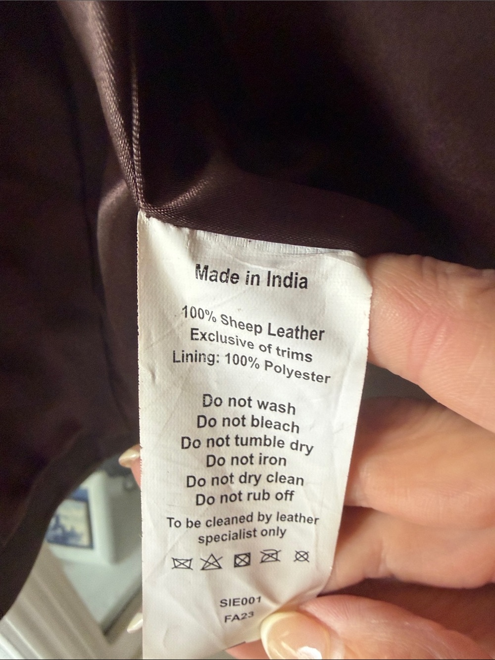 Quince Women's Dark Brown Leather Blazer Sz XL - Picture 4 of 6